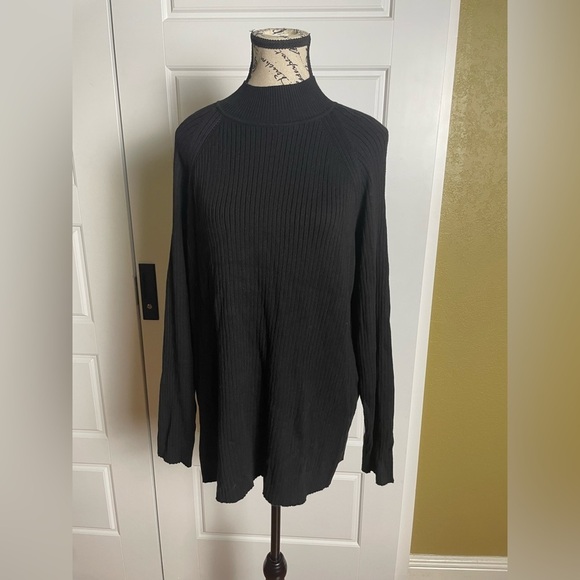 Chico's Cold-Shoulder Sydney Pullover Black - Picture 2 of 10